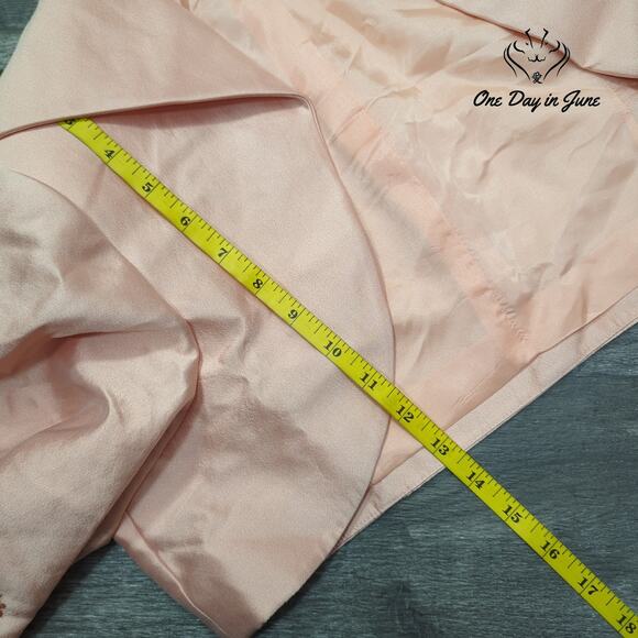 Talbots Silk Embroidered Crop Jacket Size 14 - Picture 4 of 5